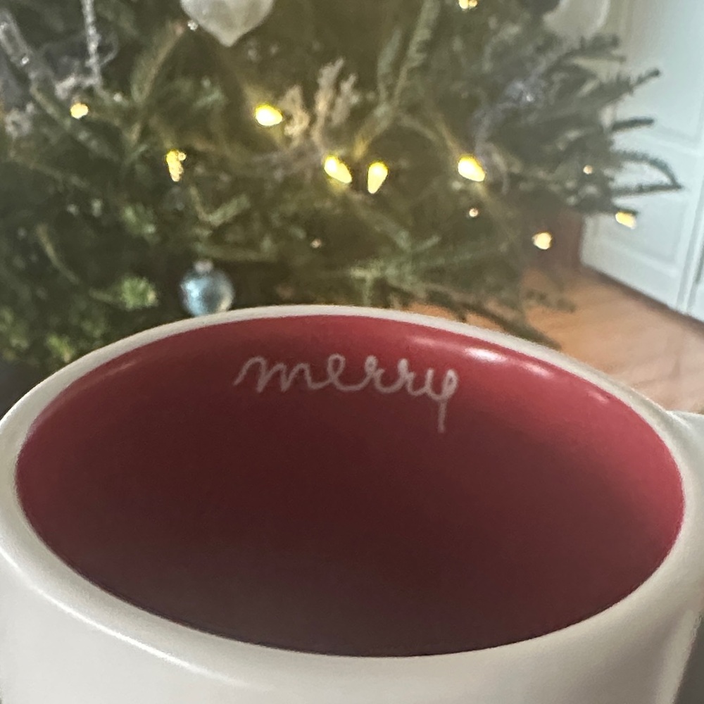 Rae Dunn White Christmas Tree Mug - Picture 2 of 2
